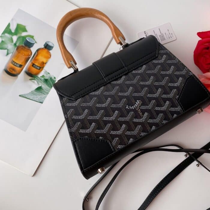 Goyard Saïgon Structuré Mini Bag Black 21Cm - Image 3