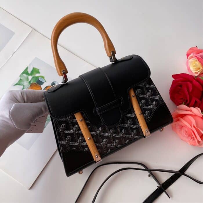 Goyard Saïgon Structuré Mini Bag Black 21Cm - Image 4