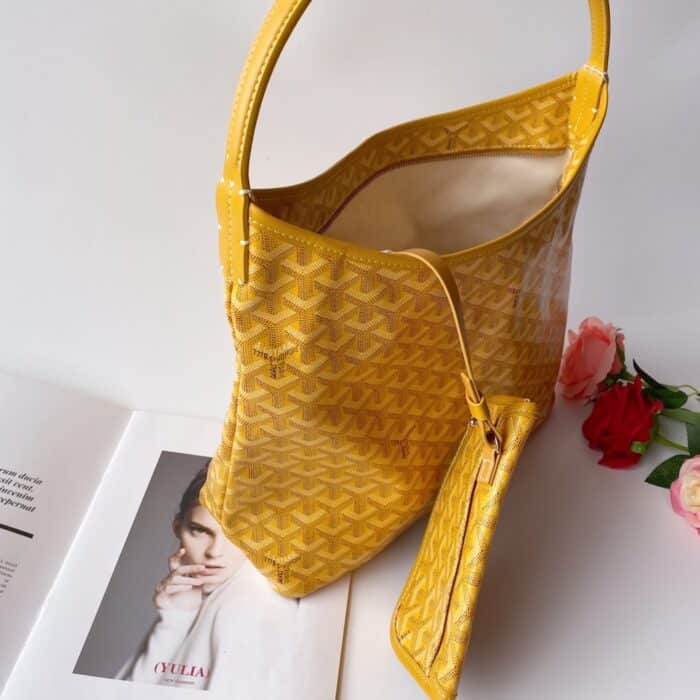 Goyard Bohème Hobo Bag Yellow 42Cm - Image 5