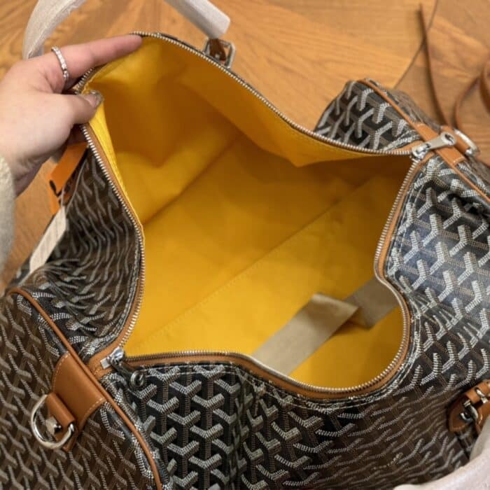 Goyard Boston 50 Black And Tan 50Cm - Image 5