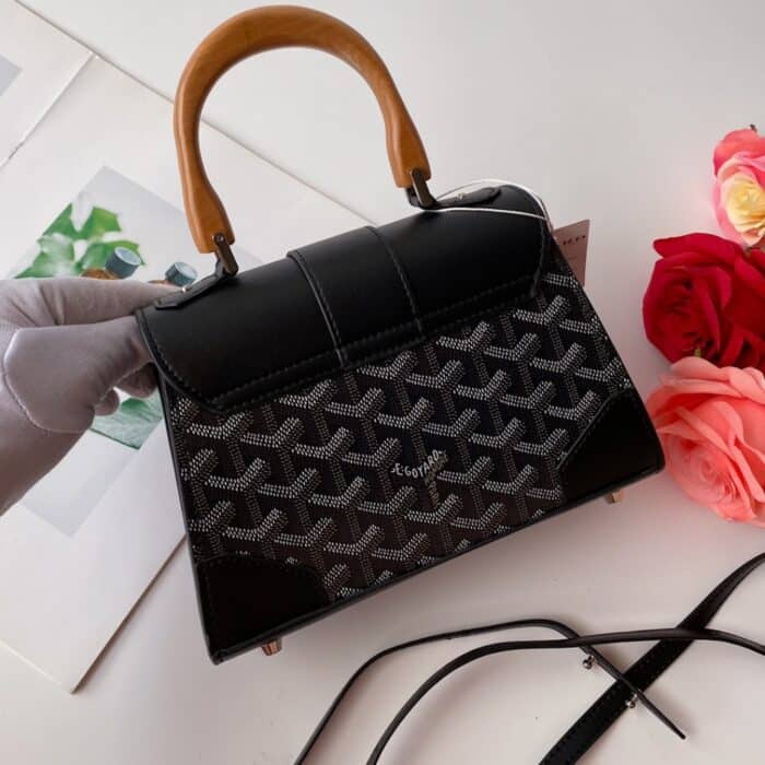 Goyard Saïgon Structuré Mini Bag Black 21Cm - Image 5