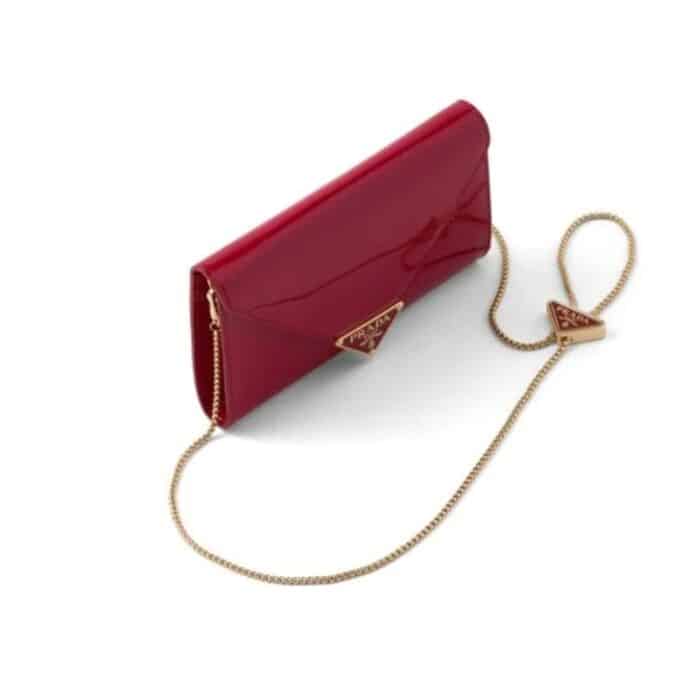 Prada Patent Leather Mini Bag Red 20cm - Image 4