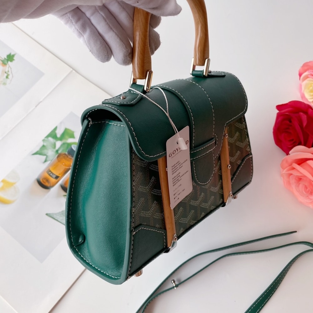Goyard Saïgon Structuré Mini Bag Green 21Cm photo review