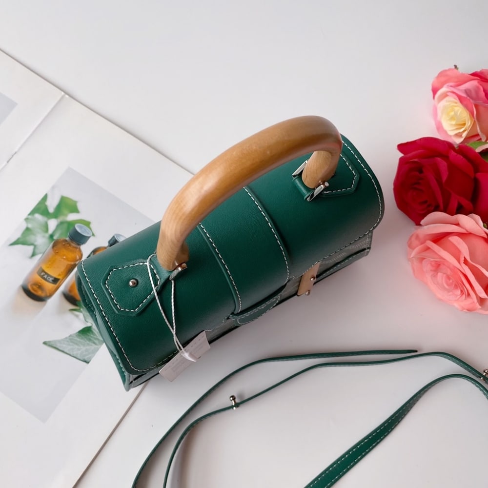 Goyard Saïgon Structuré Mini Bag Green 21Cm photo review