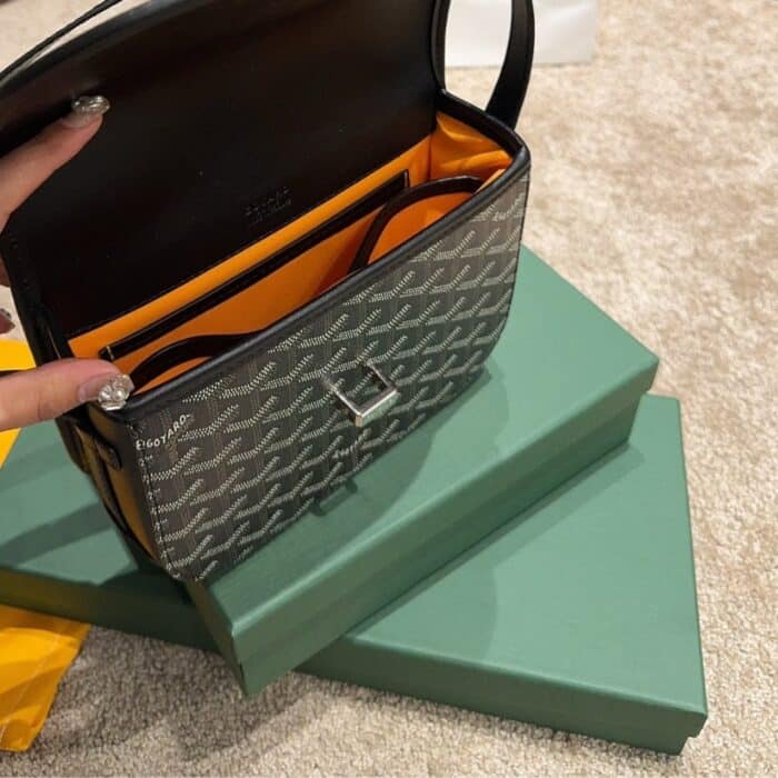 Goyard Belvedere PM Bag Black 19CM - Image 6
