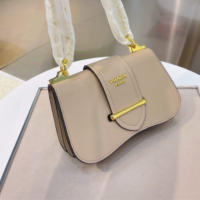 Prada Sidonie Saffiano Beige 24cm - Image 8
