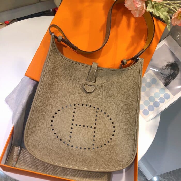 Hermes Evelyne 29 Clemence Etoupe 29cm - Image 4