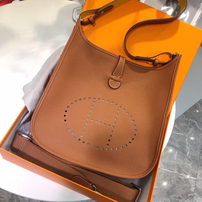 Hermes Evelyne 29 Clemence Brown 29cm - Image 2