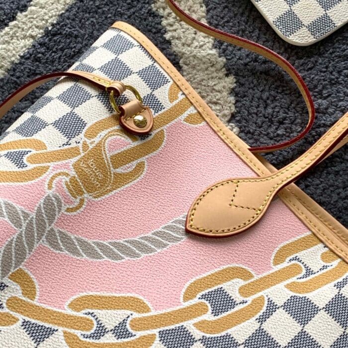 Louis Vuitton Neverfull MM Damier Azur 31cm N40471 - Image 5
