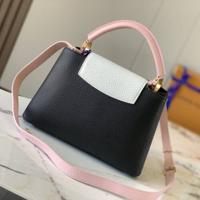 Louis Vuitton Capucines BB 27cm Black Pink - Image 5