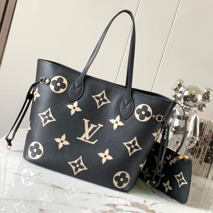 Louis Vuitton Neverfull MM Monogram Empreinte 31cm M58907 - Image 8