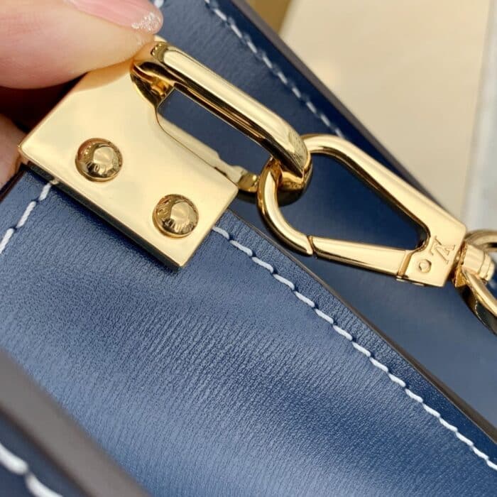 Louis Vuitton Mini Dauphine Denim Blue 20cm - Image 3