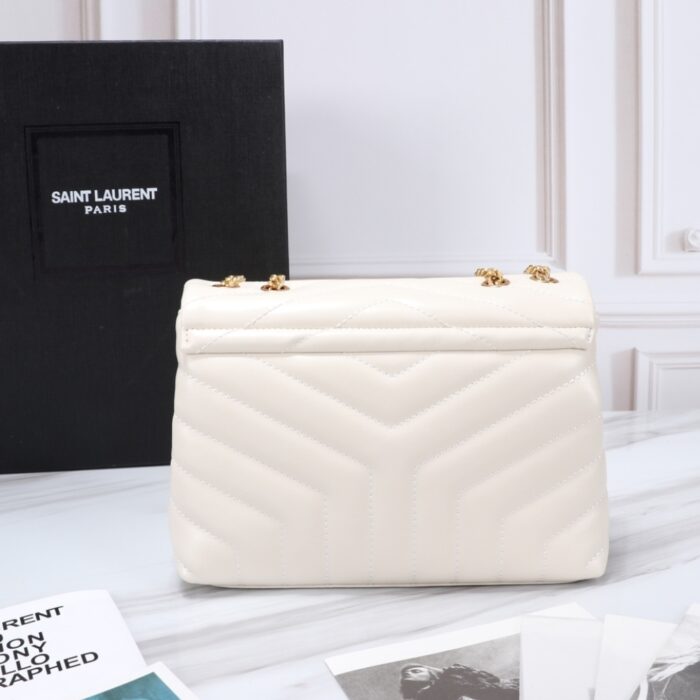 Saint Laurent Loulou Small White 25cm - Image 3
