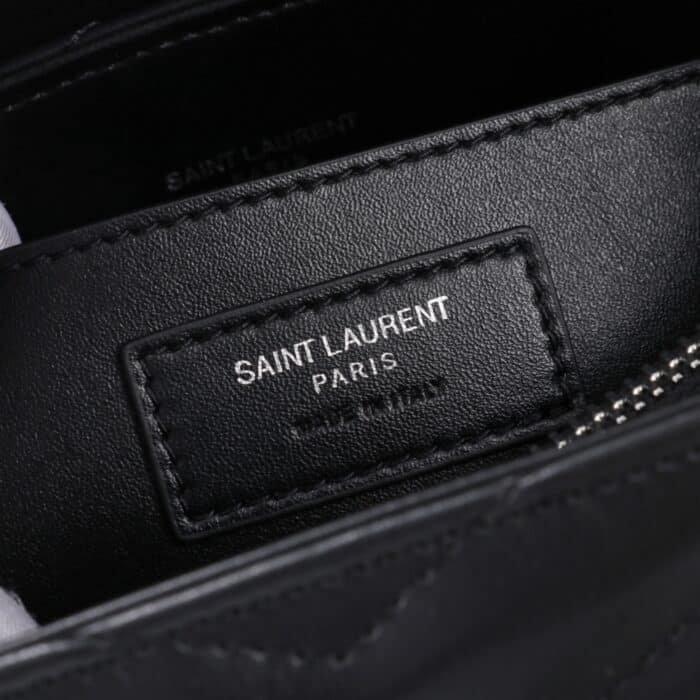 Saint Laurent Loulou Small Black Nickel 25cm - Image 6