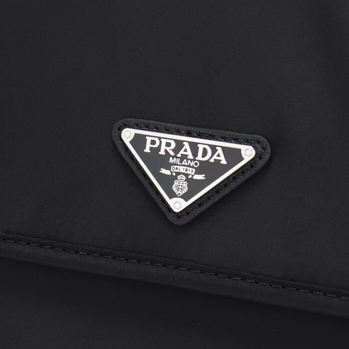Prada Re Nylon and Saffiano Black 30Cm - Image 6