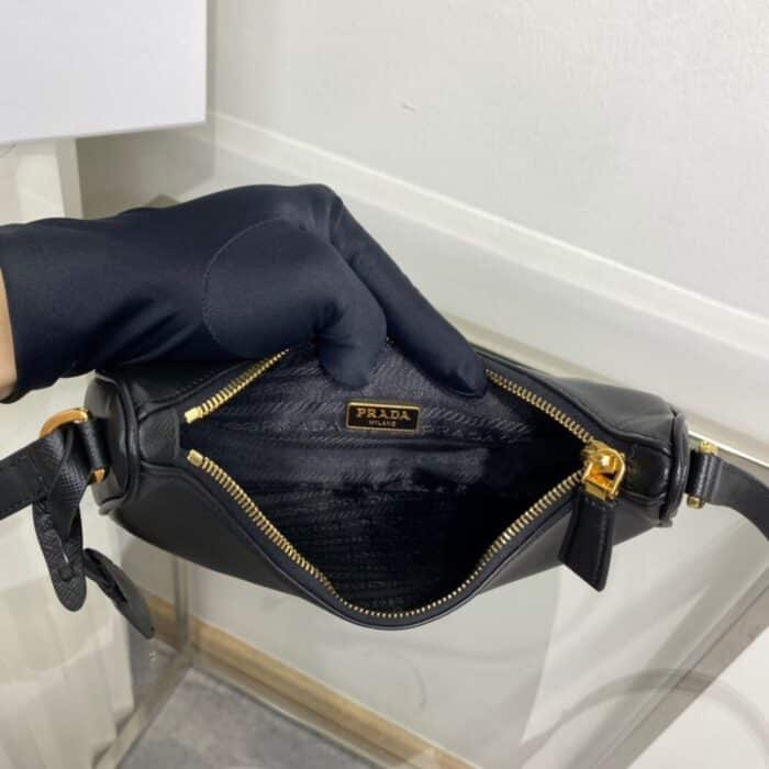 Prada Re-Edition 2005 Mini Saffiano Black - Image 2