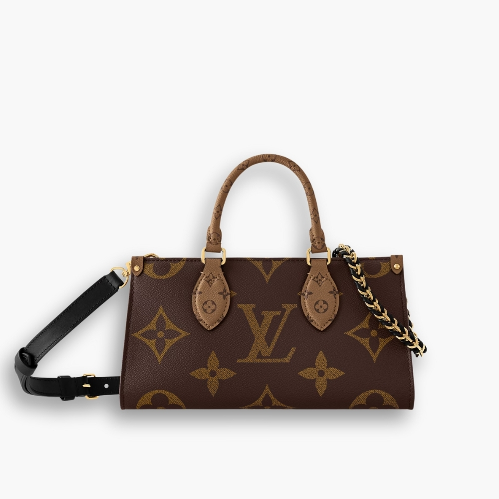 Louis Vuitton OnTheGo East West Chain Monogram Reverse Brown 25cm M14236