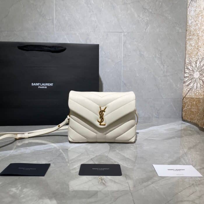 Saint Laurent Toy Loulou White 20cm 678401dv7079207 - Image 2