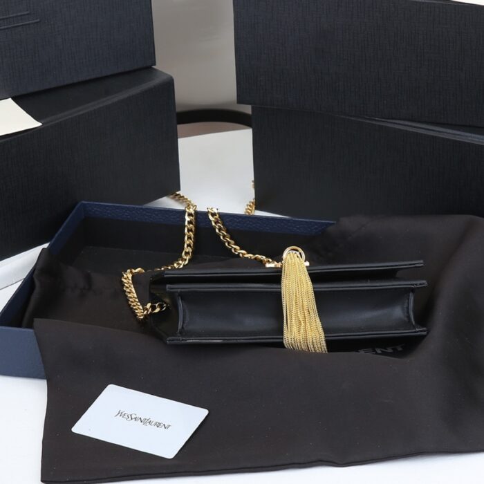 Saint Laurent Kate Small In Grain De Poudre Black 20Cm - Image 3