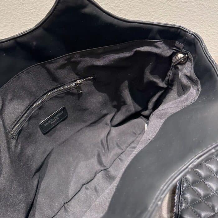 Saint Laurent Icare Maxi Shopping Bag Matte Black Hardware 40cm - Image 3