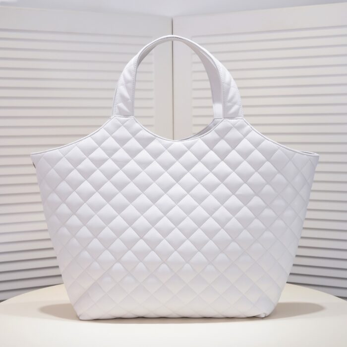 Saint Laurent Icare Maxi Shopping Bag White 58Cm - Image 4