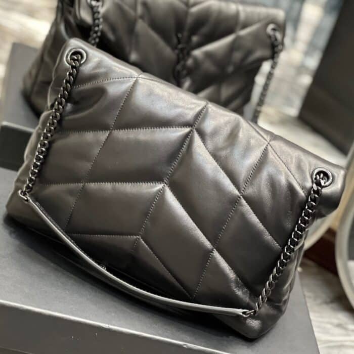 Saint Laurent Puffer Medium Black 35Cm 5774751el081000 - Image 4