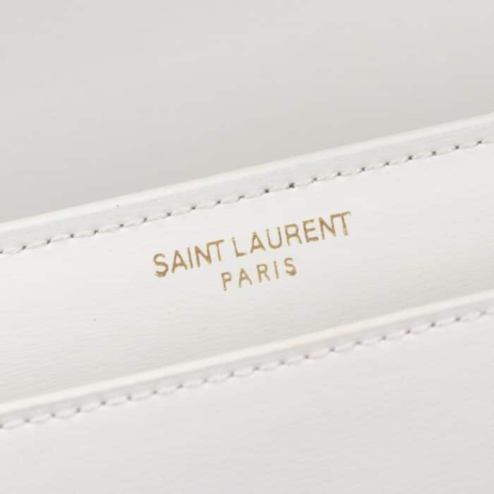 Saint Laurent Sunset Medium White 25Cm - Image 5