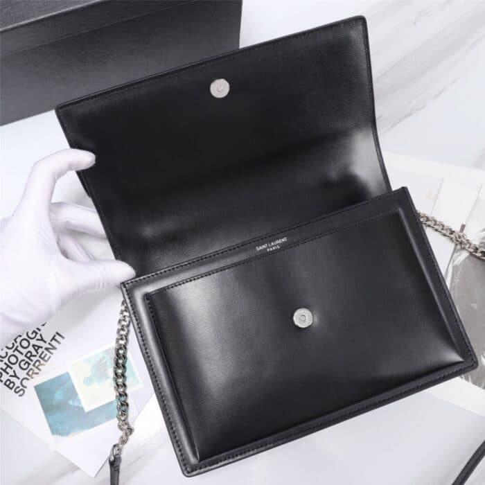 Saint Laurent Sunset Medium Mirror Effect Black 25Cm - Image 5
