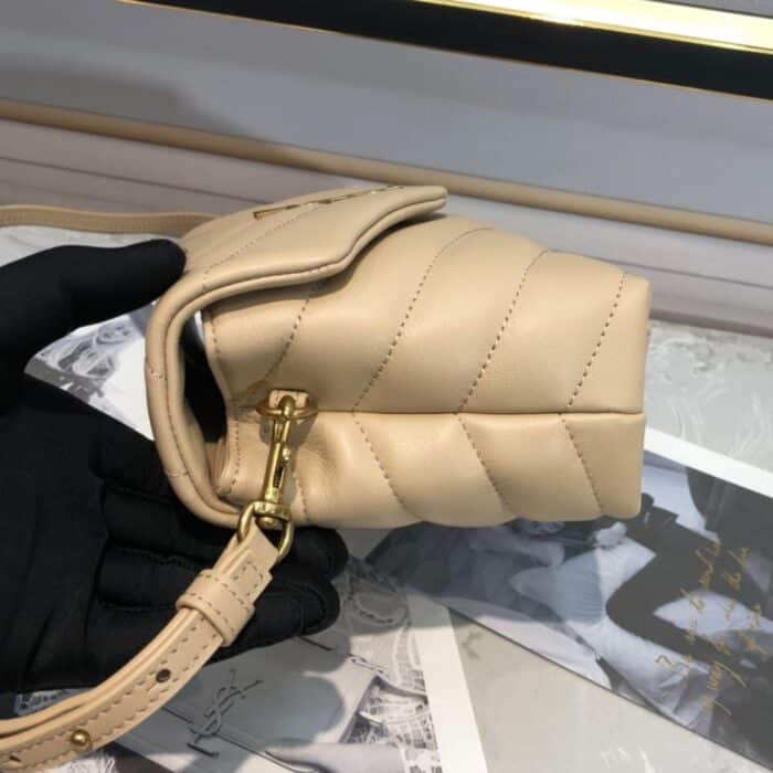 Saint Laurent Toy Loulou Beige 20Cm 678401DV7072721 - Image 5