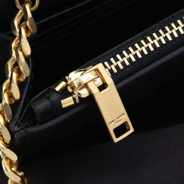 Saint Laurent Kate Small In Grain De Poudre Black 20Cm - Image 5