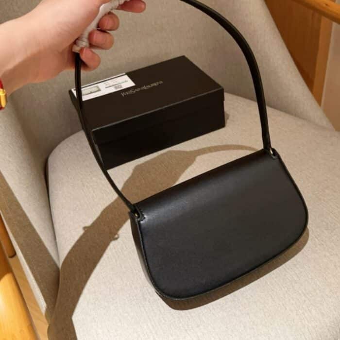 Saint Laurent Mini Voltaire In Box Black 21cm - Image 4