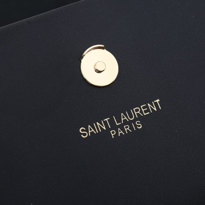 Saint Laurent Kate Small In Grain De Poudre Black 20Cm - Image 7