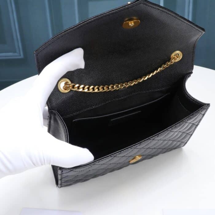 Saint Laurent Envelope Small Black 21Cm - Image 6