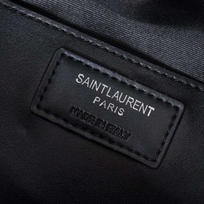 Saint Laurent Lou Camera Bag Matte Black Metal 23Cm - Image 8