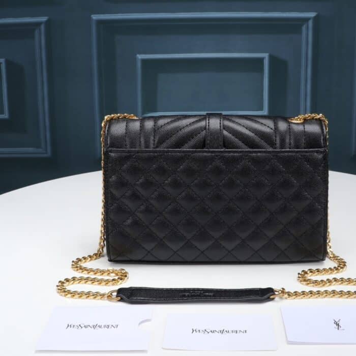Saint Laurent Envelope Small Black 21Cm - Image 8