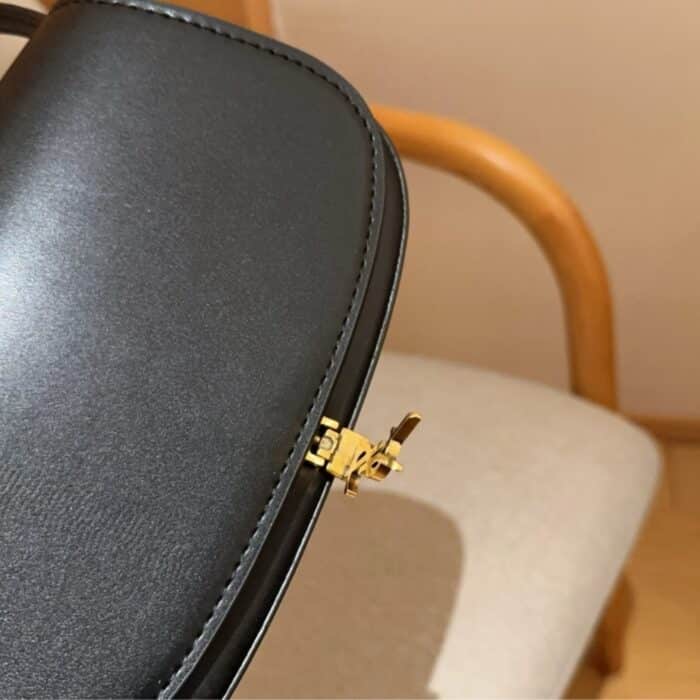 Saint Laurent Mini Voltaire In Box Black 21cm - Image 6