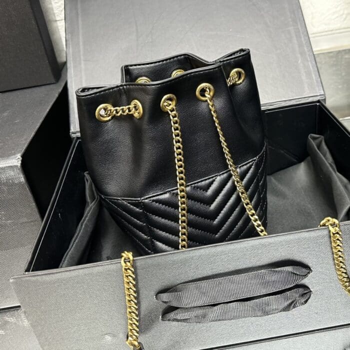 Saint Laurent Mini Joe In Black 19Cm - Image 8