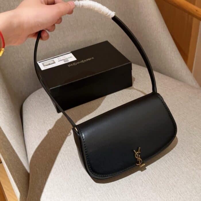 Saint Laurent Mini Voltaire In Box Black 21cm - Image 7