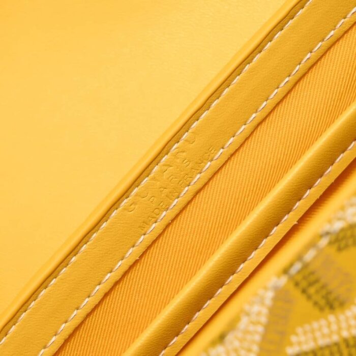 Goyard Saïgon Structuré Mini Bag Yellow 21Cm - Image 6