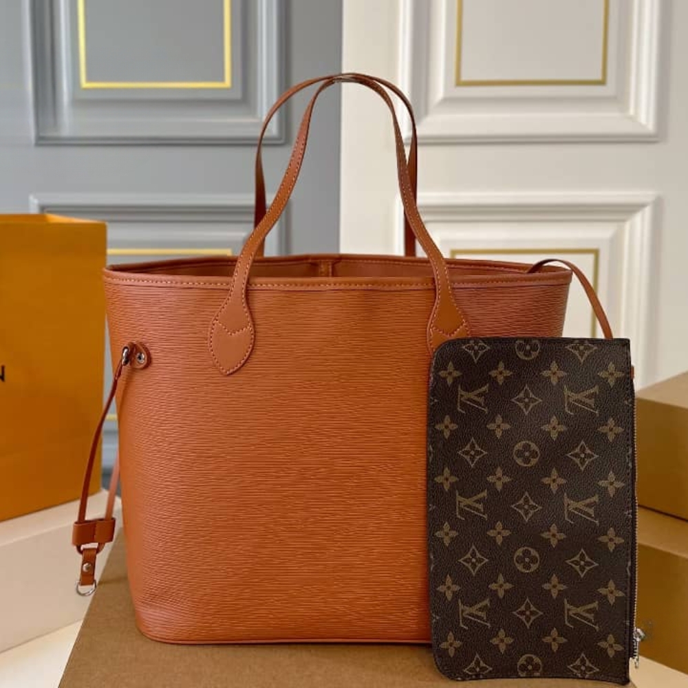Louis Vuitton Neverfull MM Epi Leather Tan 31cm M25540 - Image 3