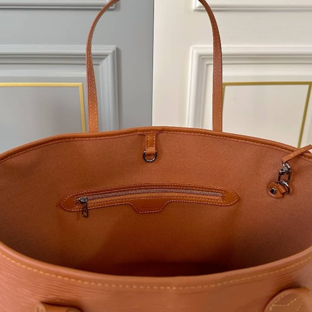 Louis Vuitton Neverfull MM Epi Leather Tan 31cm M25540 - Image 7