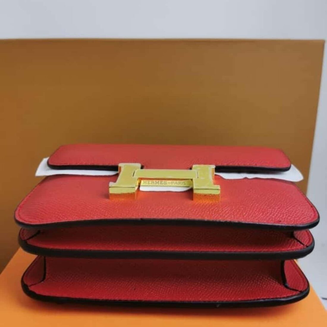 Hermès Constance Epsom Rouge Grenat 19cm - Image 4