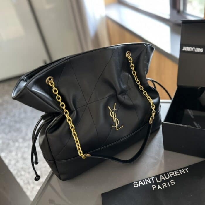 Saint Laurent Jamie 4 3 Shopping In Black 33cm 809824AAB321000 - Image 2