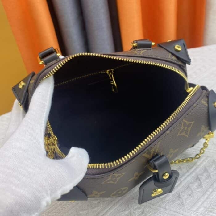 Louis Vuitton Petite Malle Souple Monogram Black 20cm M45571 - Image 2
