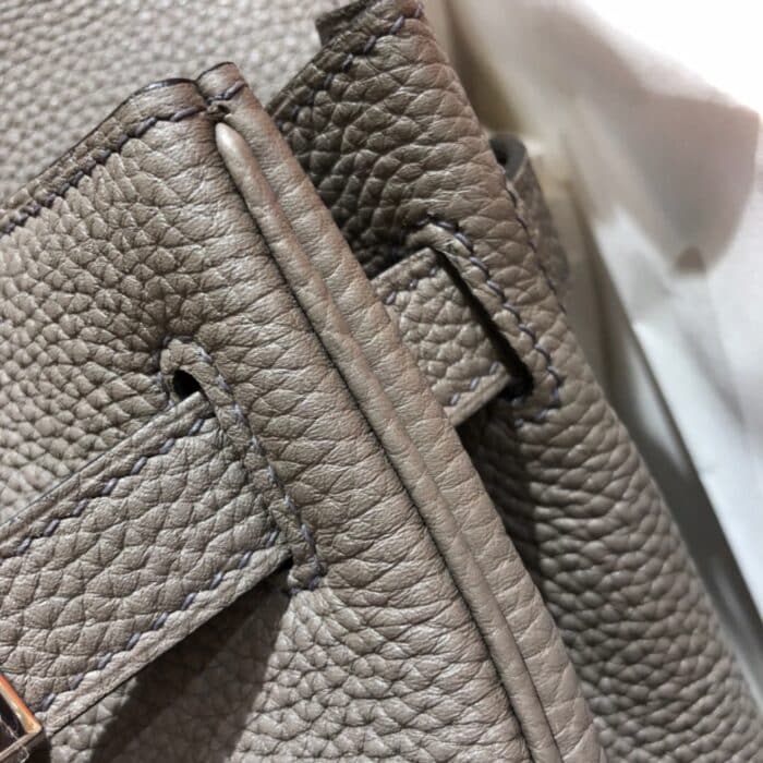 Hermes Birkin 25 Togo Gris Meyer 25cm - Image 5