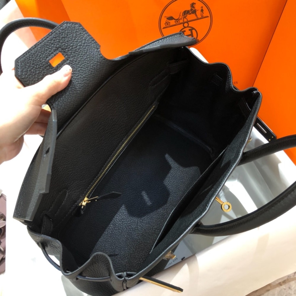Hermes Birkin 25 Bag Togo Black 25cm photo review
