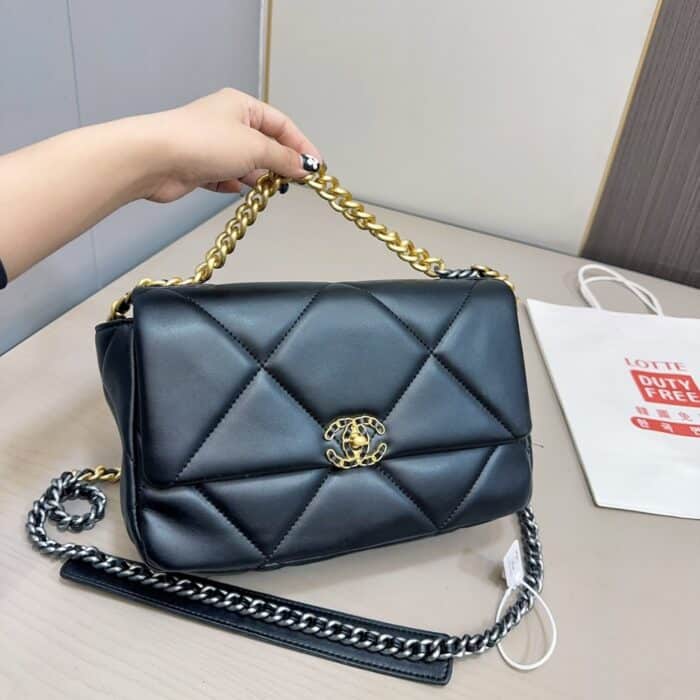 Chanel 19 Bag In Midnight Blue 28cm - Image 2