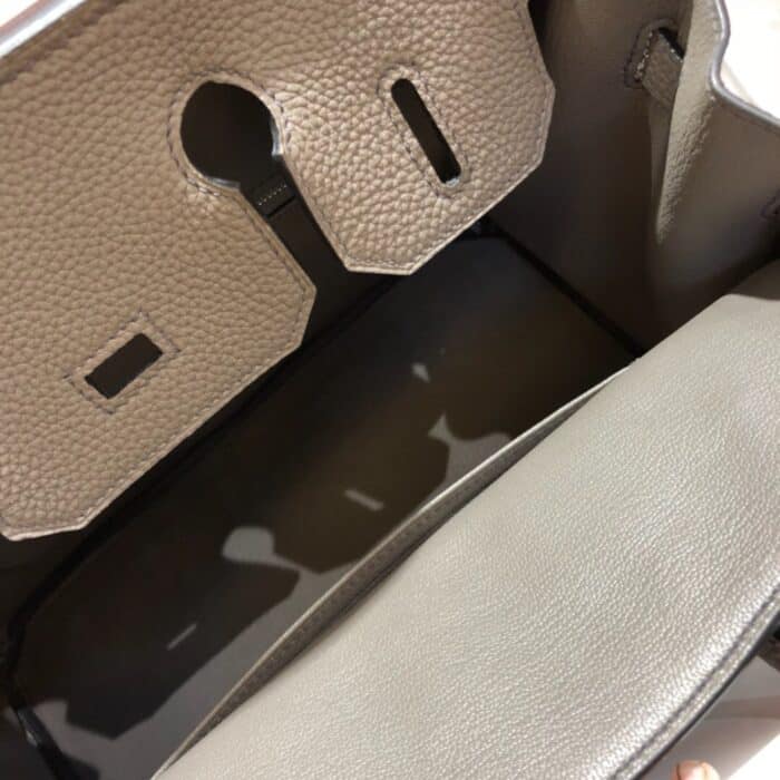 Hermes Birkin 25 Togo Gris Meyer 25cm - Image 4