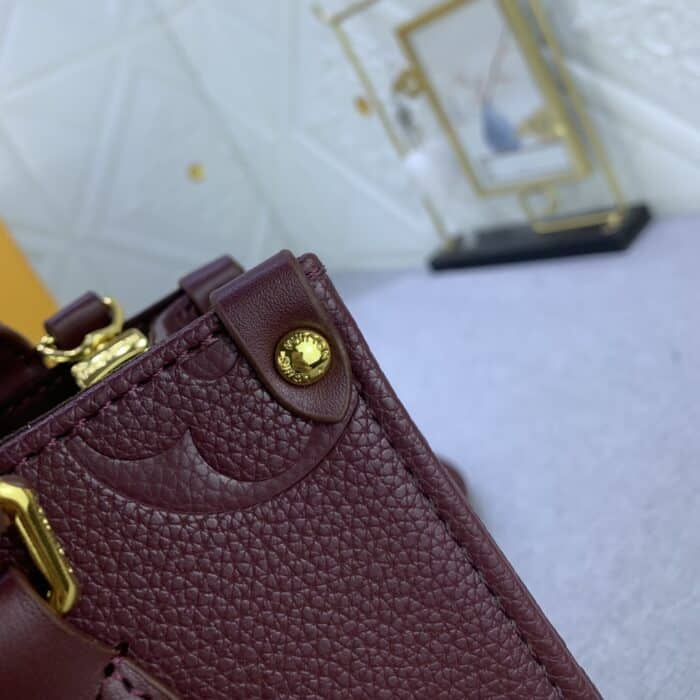 Louis Vuitton Onthego Monogram Empreinte Burgundy 25cm - Image 5