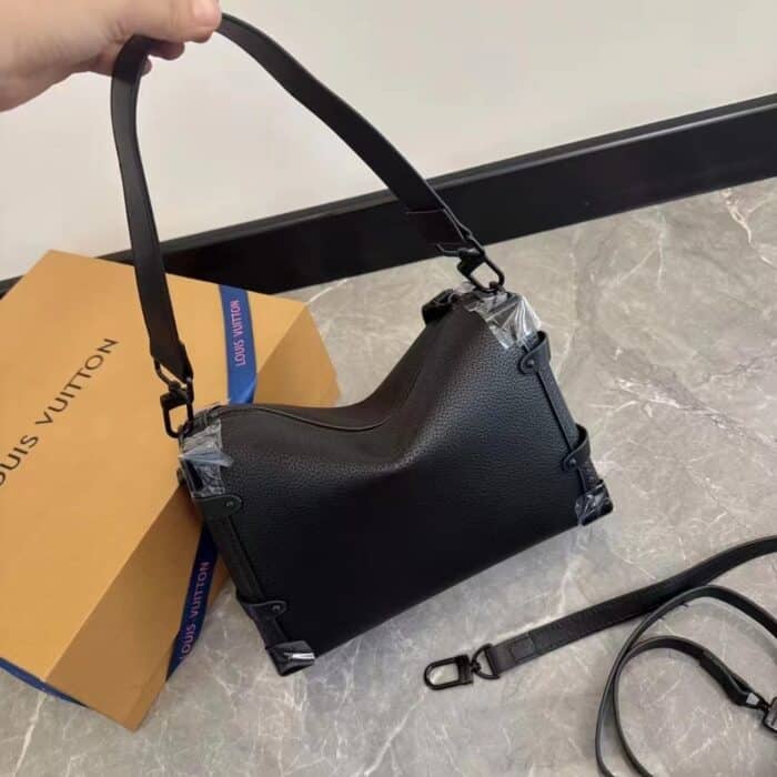 Louis Vuitton Side Trunk Bag Black 28cm M24309 - Image 6
